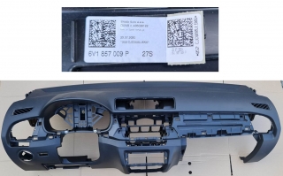 Deska přístrojová pro vozidla s airbagem řidiče i spolujezdce 6V1857009P