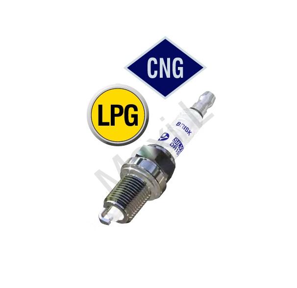 Svíčka zapalovací Brisk Silver LPG DOR15YS-1 CZ+