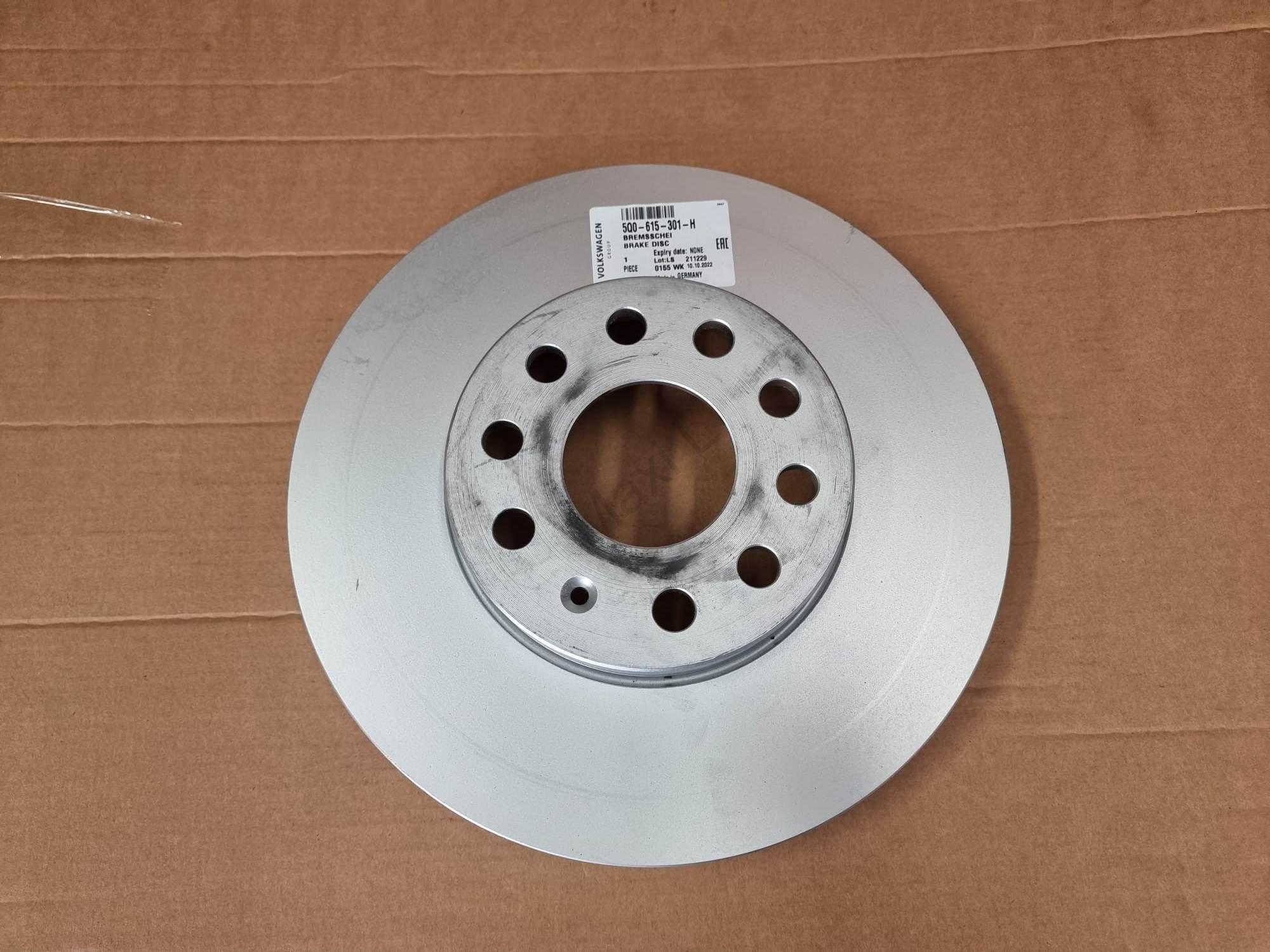 Originál nový brzdový kotouč přední 288x25mm 5Q0615301H , 5Q0 615 301 H