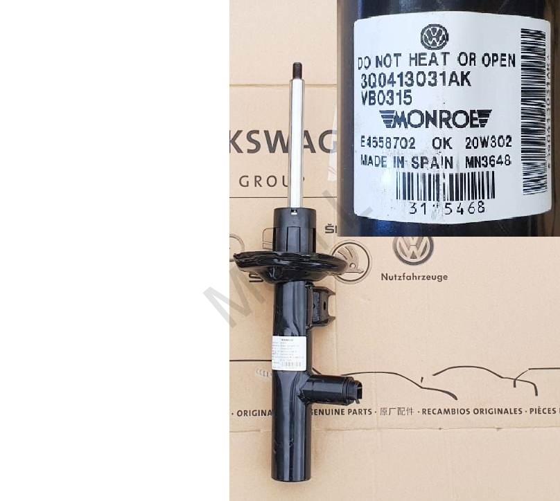 Plynový tlumič nárazu elektronicky regulovaný Originál 3Q0413031AK 