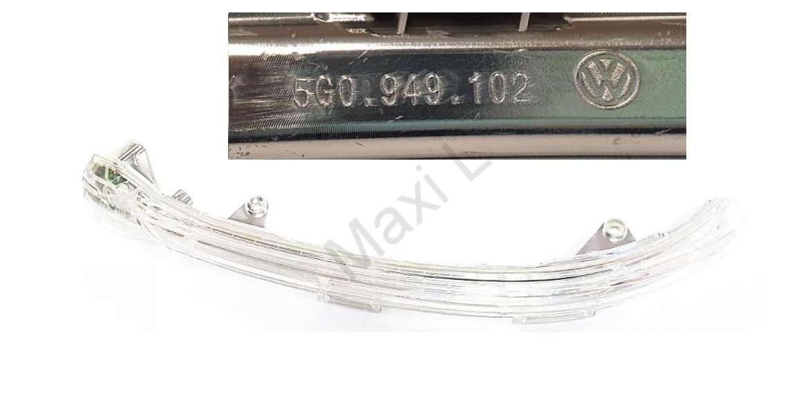 Směrové světlo do zrcátka Volkswagen Golf VII Originál 5G0949102