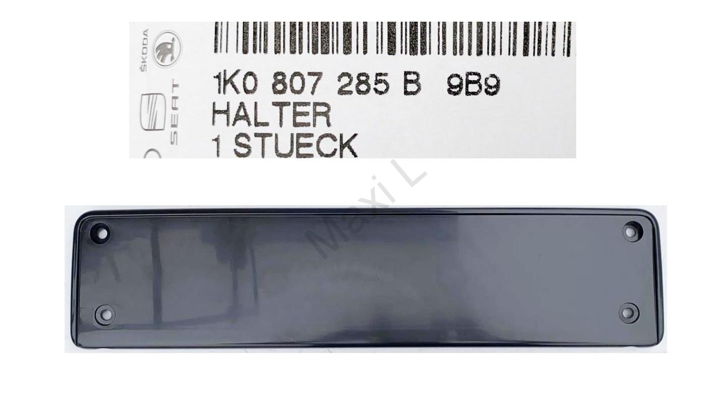 Držák poznávací značky Originál Volkswagen 1K0807285B 9B9 