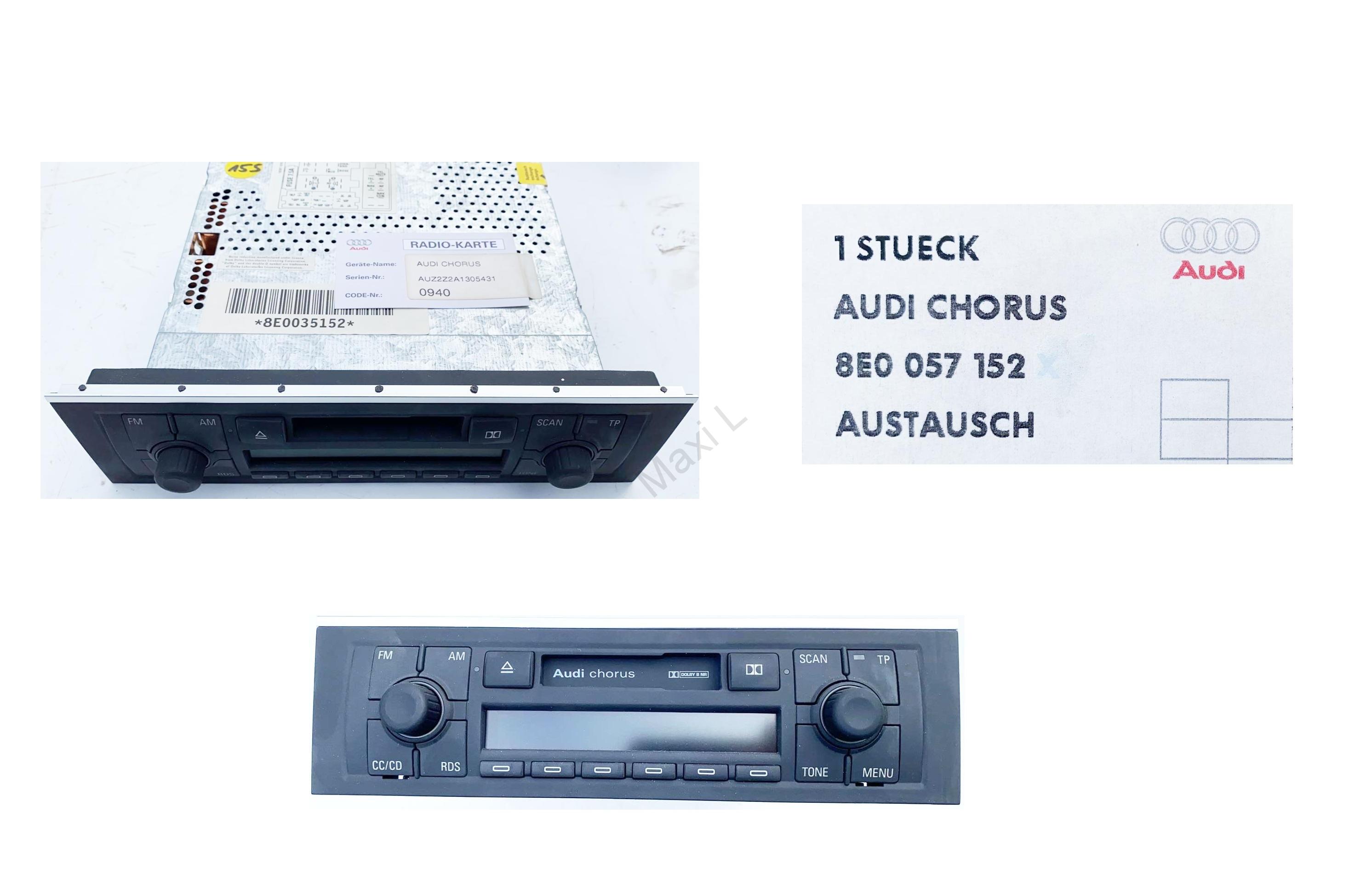 Autorádio Originál Audi A4 8E0057152