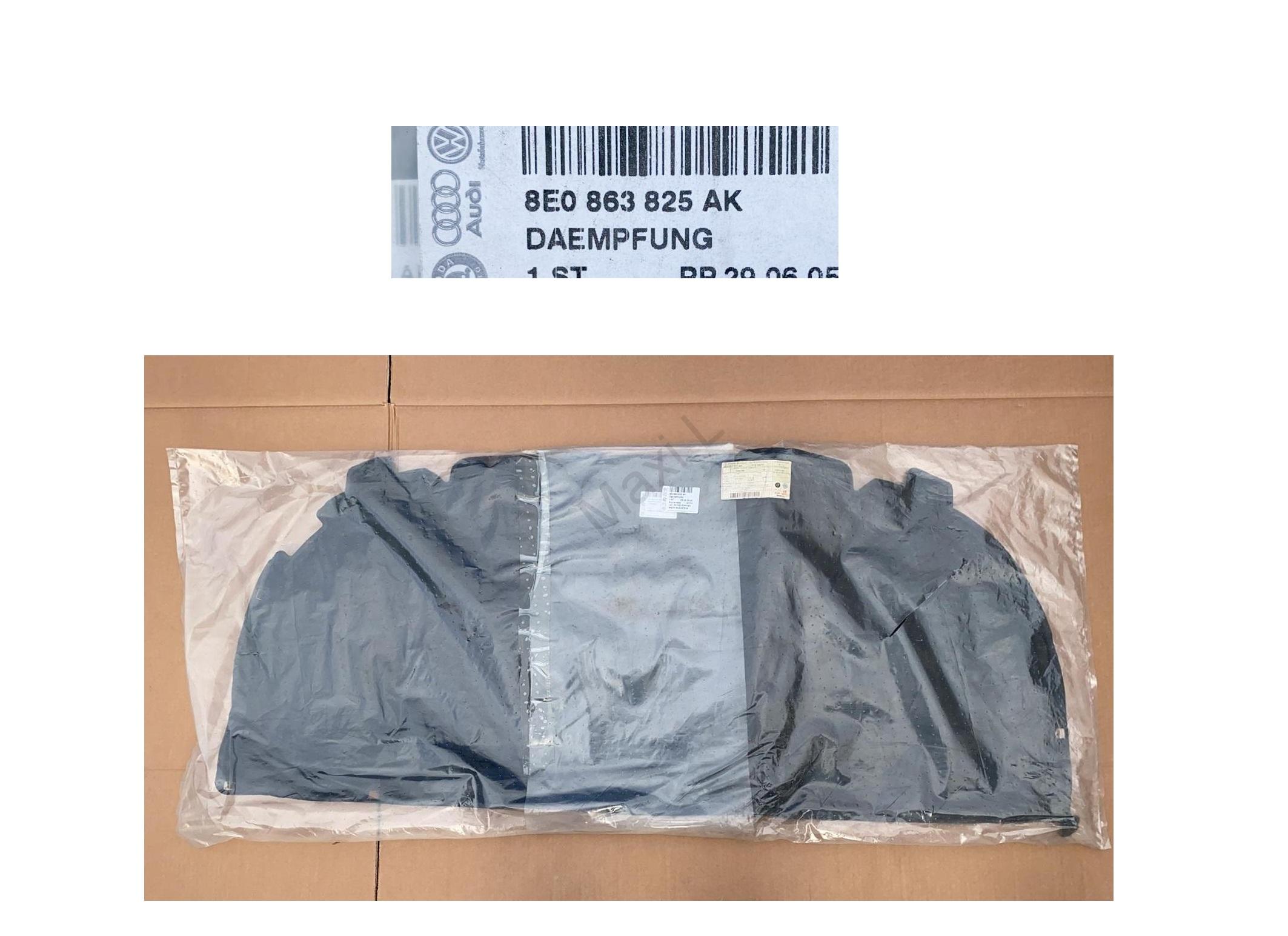 Tlumení protihlukové Originál Audi A4 8E0863825AK