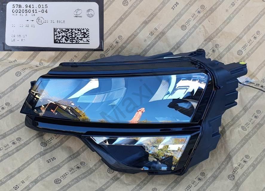 Halogenový světlomet levý Originál Škoda KAROQ 57B941015, 57B 941 015