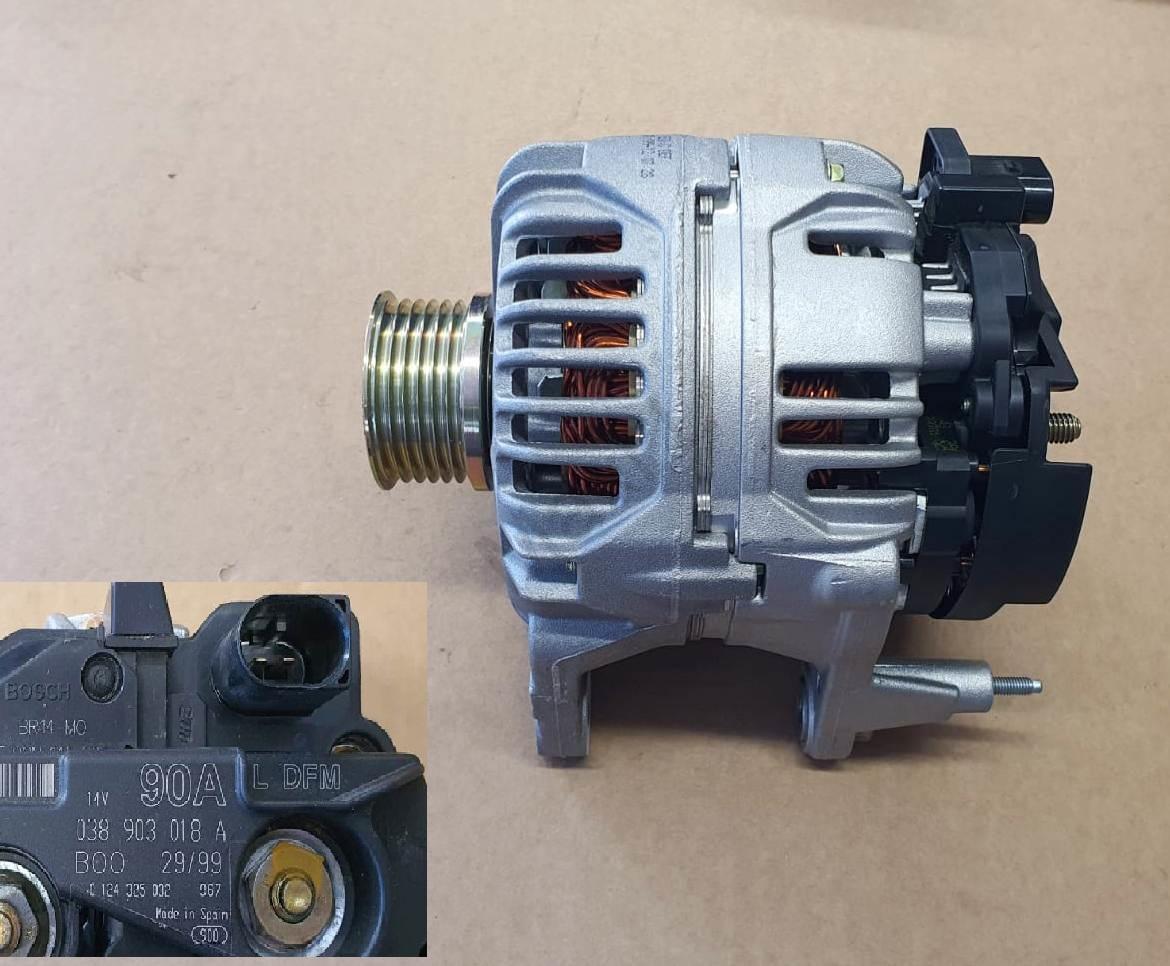 Alternátor 14V 90A Originál 038903018A , 038 903 018 A