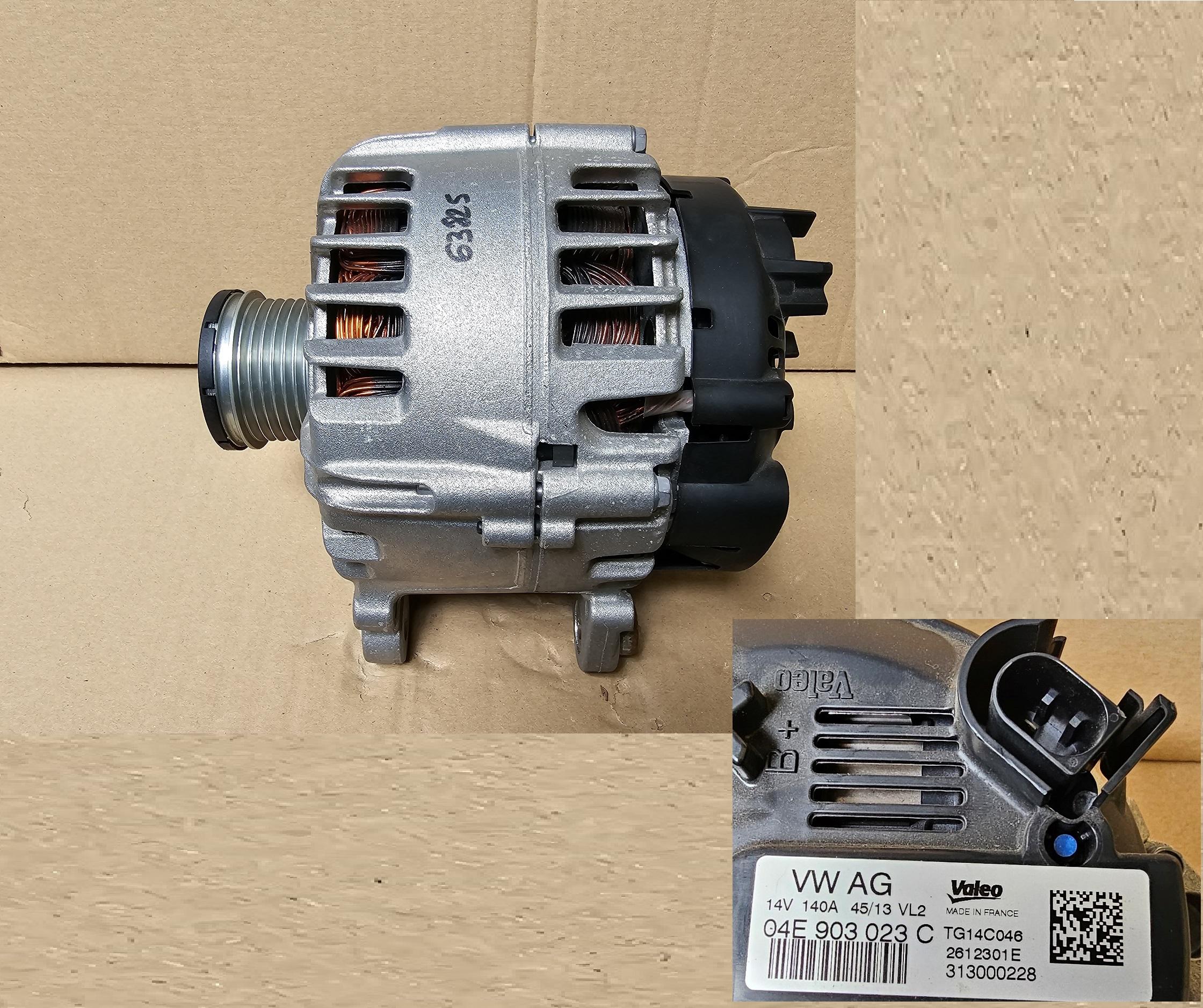 Alternátor 14V , 140A Originál nový 04E903023C , 04E 903 023 C