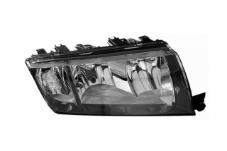 Světlomet, světlo přední pravý Originál HELLA Škoda Fabia černý okraj 6Y1941016P