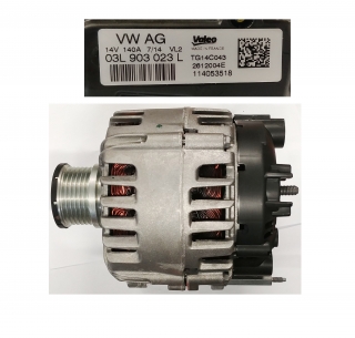 Alternátor 140A 14V Valeo 03L903023L