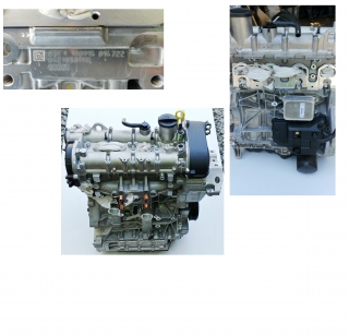 Short motor + olejový výměník  nový Originál  1.4 TSi CZC