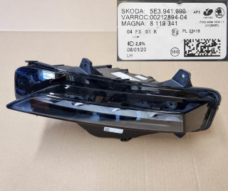 LED - mlhové světlo levé Škoda Octavia IV Originál 5E3941699 , 5E3 941 699